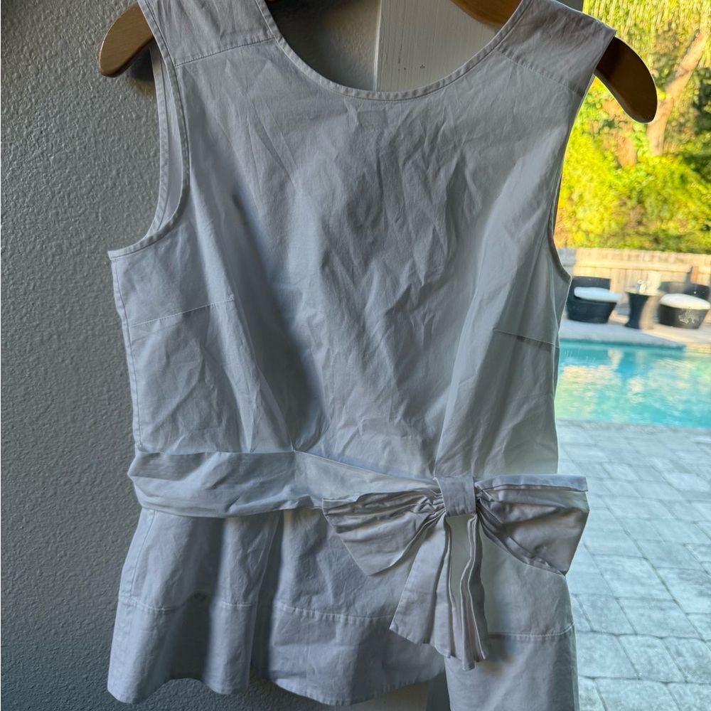 Kate Spade Ivory Sleeveless Top